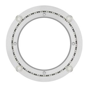 消音大吸盘家用餐桌铝合金转盘底座轴承实木大理石玻璃旋转圆桌子