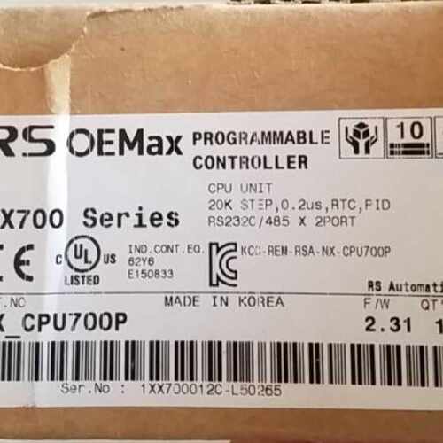 议价全新韩国三星PLC N700 series NX-CPU700P 现货