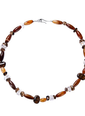 NanaX落日礁石项链铜镀金