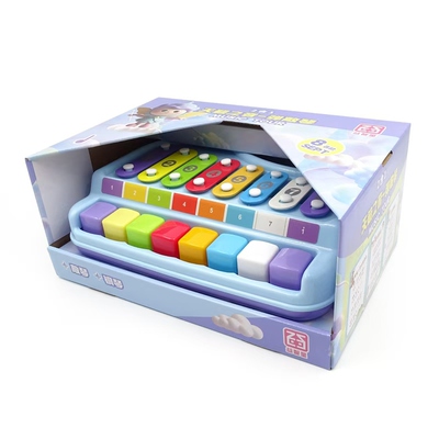 益智星童趣手敲琴声光感应琴谱