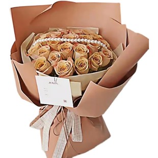 风华纸包装纸纯色包花彩色牛皮纸纸质加厚韩国花束材料鲜花包装纸