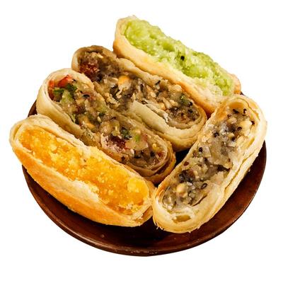 新鲜出炉酥皮月饼防油托盒包装