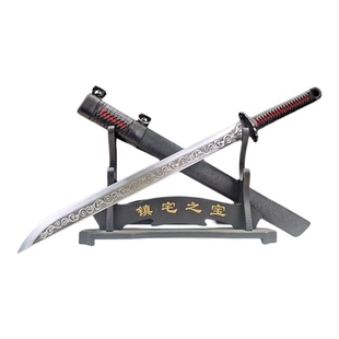 龙泉唐横刀绣春刀防身武器锰钢一体刀剑户外开路山刀冷兵器未开刃