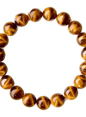 天然水晶手串黄虎眼石猫眼石手链