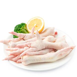 鸡爪生冷冻批发整箱有骨大号鸡脚生鲜商用非无骨鸡脚卤味烧烤食材