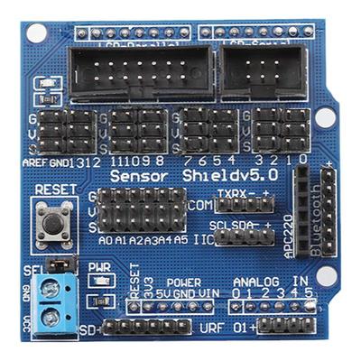 UNO r3传感器扩展板 sensor shield v5.0 电子积木 扩展盾 V5配件