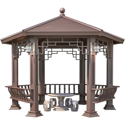 幽之腾新中式风格铝合金凉亭