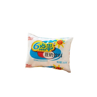 六点半豆奶经典袋装植物蛋白饮料学生早餐奶160ml*28袋整箱老牌子
