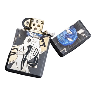 MeteorEDC煤油打火机 福音战士EVA系列 明日香 绫波丽 户外 推牌