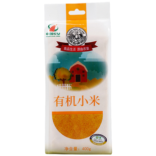 中国农垦【有机认证】东北有机黄小米400g*2袋新鲜孕妇儿童营养粥
