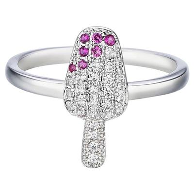 创意设计棒冰开口可调节食指环