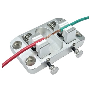 电子焊接焊线固定夹具神器线路焊台对接线金属固定器PCB接线具DIY