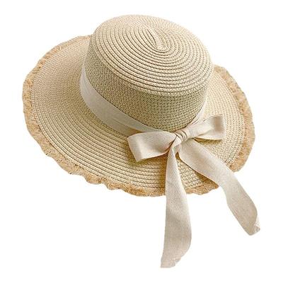 草帽出游度假女夏季大檐可折叠