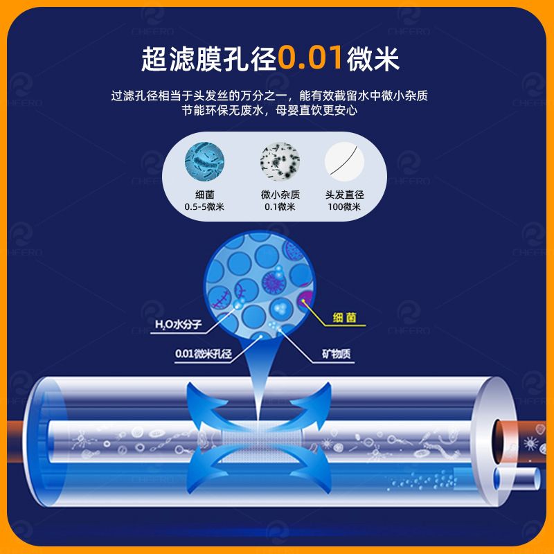 全屋中央家用净水机立式过滤器管道全流量不锈钢净水器全自动屋大