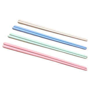 小麦秸秆筷子家用高档抗菌防霉天然食品级防滑塑料筷子一人一筷双