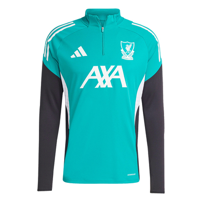 利物浦修身足球半拉链训练服男装新款adidas阿迪达斯官方JV9004