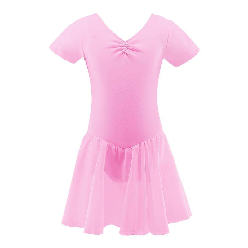儿童舞蹈裙粉色练功服幼儿裙子女