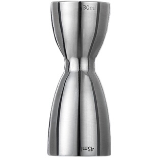 酒吧灵魂一体式U型不锈钢调酒师多刻度线容量规格量酒器量盎司杯