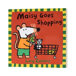英文原版 Maisy Goes Shopping 小鼠波波去购物 廖彩杏推荐童书 平装绘本 英文版 进口英语原版书籍儿童全英语书
