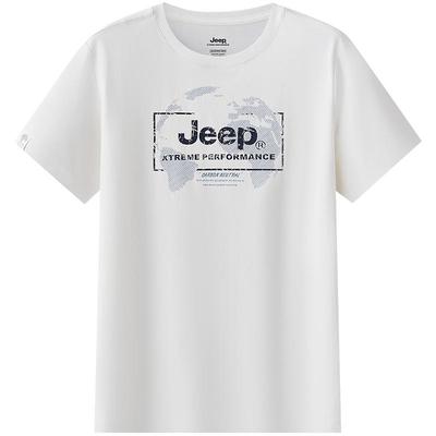 Jeep新款户外速干T恤男透气短袖