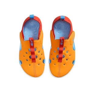 NIKE耐克男女童运动鞋SUNRAY PROTECT 4魔术贴幼童凉鞋HF6277-800
