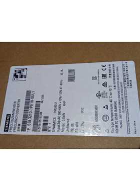 询价变频器 6SL3210-1PE18-0UL1