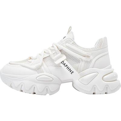 达芙妮厚底老爹鞋女透气运动鞋