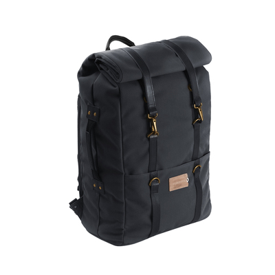 旅行荷兰牛皮帆布多功能双肩包