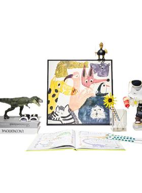 样板间男孩儿童房书桌组合摆件