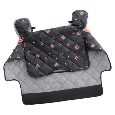 电动摩托车挡风被冬季加绒防寒罩