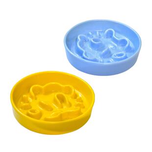 hocc狗碗小型犬慢食碗防噎陶瓷碗狗狗缓食碗防打翻吃饭碗宠物猫碗