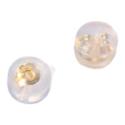diy珍珠耳堵18k金