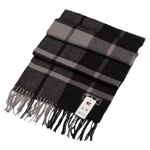 中老年人围巾男士爸爸妈妈爷爷婆婆老人秋冬天女围巾保暖围脖加厚