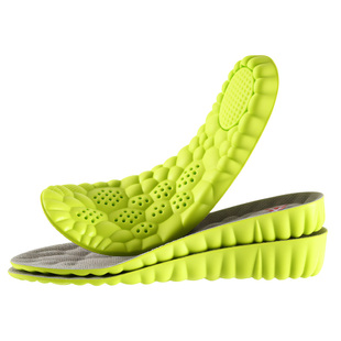 足力健隐形不累脚增高鞋垫艾草防臭内增高女款男士足弓支撑增高垫