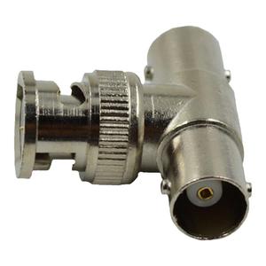 5个 BNC三分头T型头三通 安防监控器材配件 视频三叉头母转公头