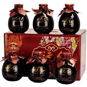 古越龙山 绍兴黄酒状元红十八花雕酒18陈酿500mL*6坛整箱