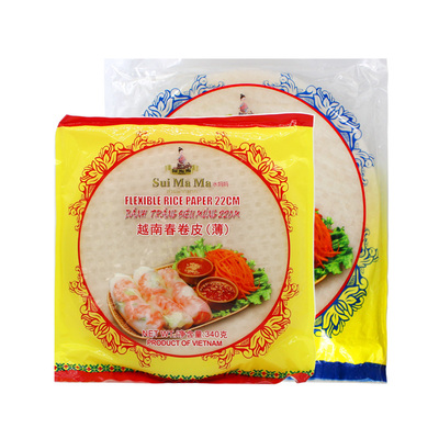 水妈妈超薄500g生食越南春卷皮