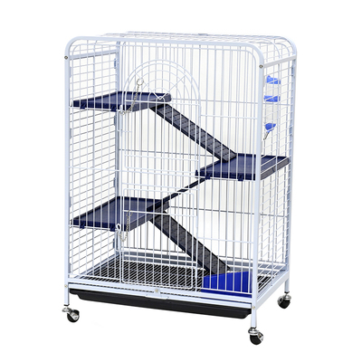 达洋雪貂笼钢管四层小猫别墅