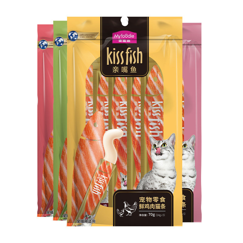 麦富迪猫条亲嘴鱼湿粮