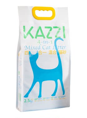 咔滋多功能复合猫砂除臭可冲厕