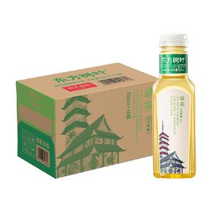 农夫山泉东方树叶绿茶500ml*15瓶整箱装无糖茶饮料