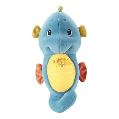 费雪安抚小海马声光小水獭宝宝哄睡胎教手偶玩具新生儿满月礼物