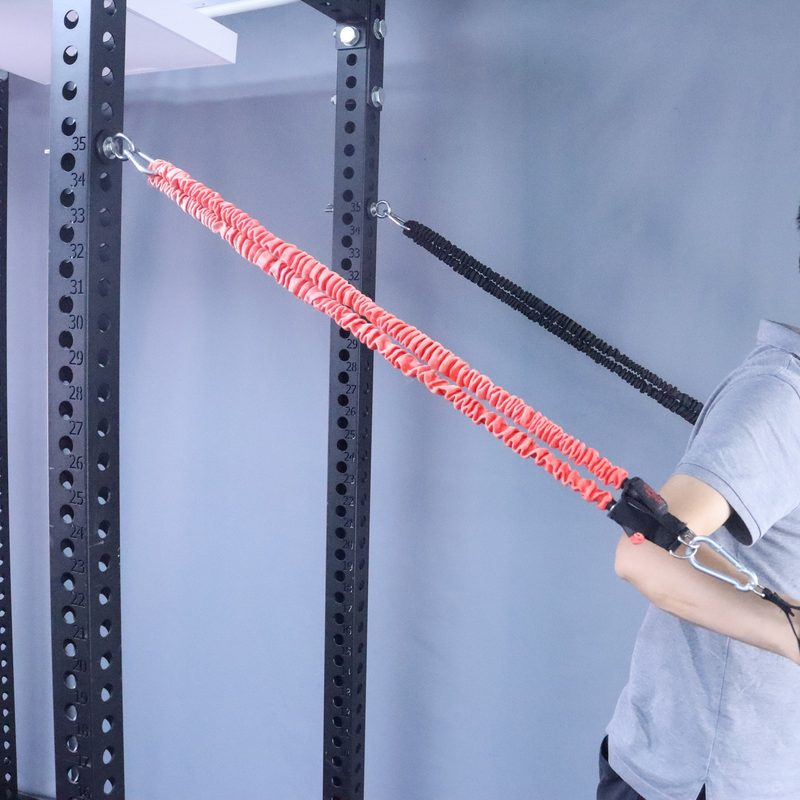 不锈钢吊环螺栓高位下拉固定器阻力带悬挂带滑轮固定健身器材配件