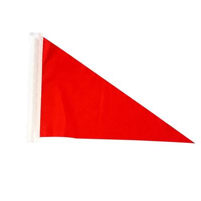 导游旗长方形红色户外30x45cm
