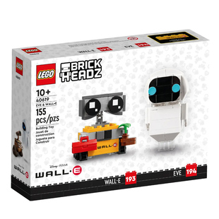 【自营】乐高方头仔40619瓦力与伊娃迪士尼机器人总动员玩具积木