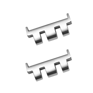 真皮表带精钢转换接头粒适配斯沃琪YRS YCS原装凹凸口17 19mm男女