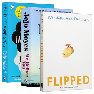 英文原版小说 Flipped怦然心动 Me Before You遇见你之前 无比美妙的痛苦 星运里的错 The Fault In Our Stars 电影原著英语小说书