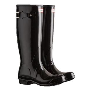 HUNTER女经典光面雨鞋惠灵顿英伦户外露营长筒胶鞋防水雨靴