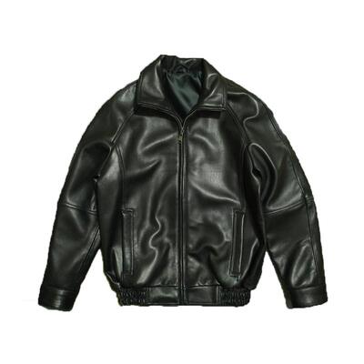 绵羊皮小小伟业外套真皮衣翻领