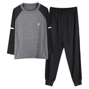 胖童男童速干训练服中大童紧身衣青少年篮球服男孩跑步运动服套装